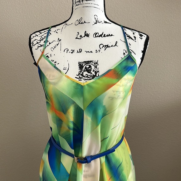 NWOT Marciano | Multi-color Abstract Maxi Dress - Picture 6 of 9